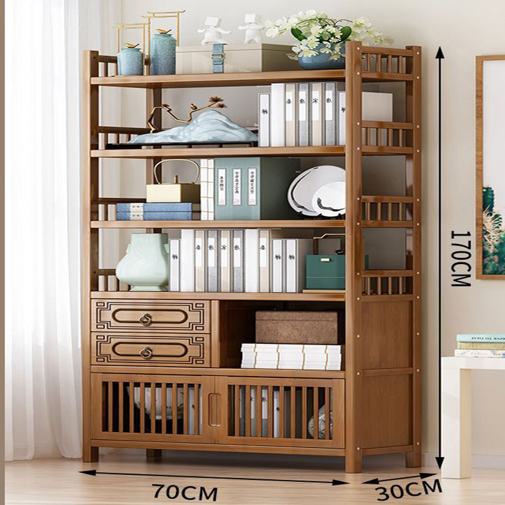 KỆ TRANG TRÍ GỖ TRE 3 KÍCH THƯỚC LƯU TRỮ GỌN GÀNG - Hình ảnh 4