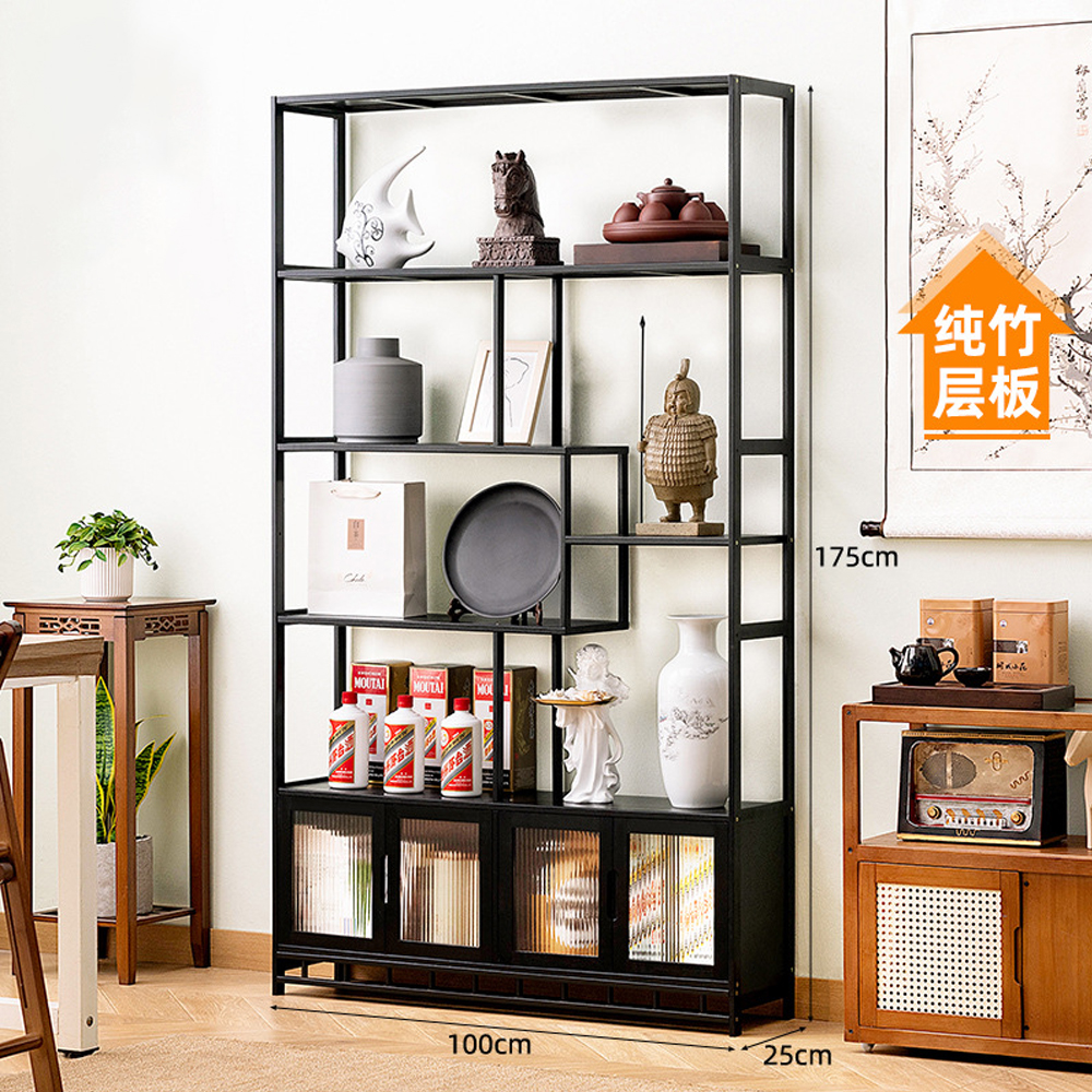 KỆ TRANG TRÍ 5 TẦNG CÁNH TỦ TRONG BẮT MẮT - Hình ảnh 2