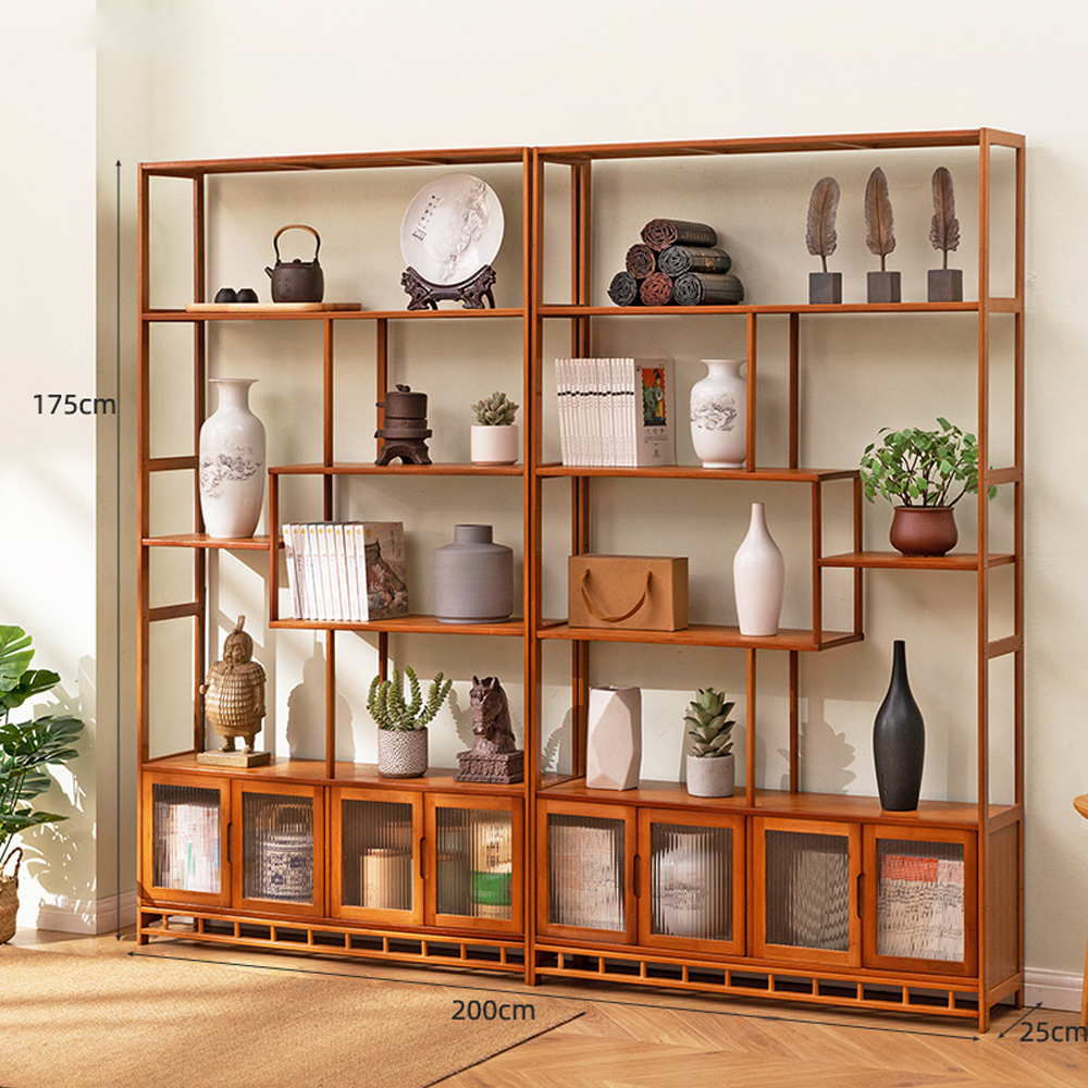 KỆ TRANG TRÍ 5 TẦNG CÁNH TỦ TRONG BẮT MẮT - Hình ảnh 3